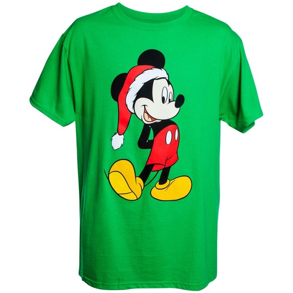 Disney Other - 🐊4/$15|3/$12 NWOT! Mickey Mouse Green Christmas Shirt